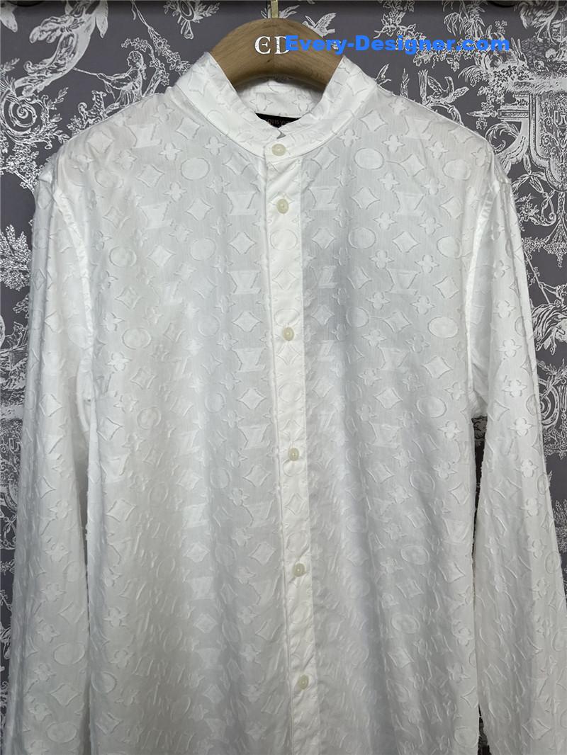 l0vis Vvtt0n lv jacquard long shirt replica d&g clothing