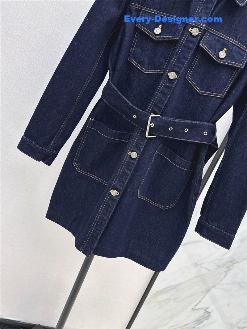 D10r monogram denim dress replica d&g clothing
