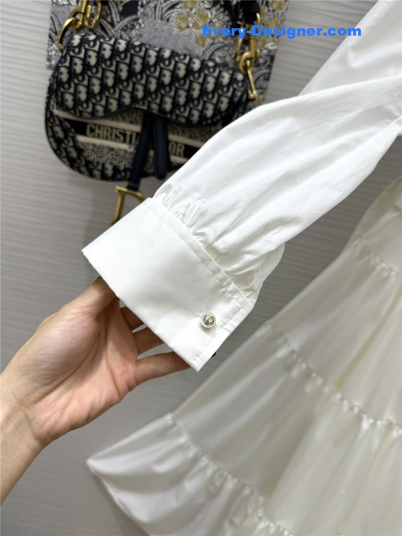 D10r pearl button dress replica clothing sites