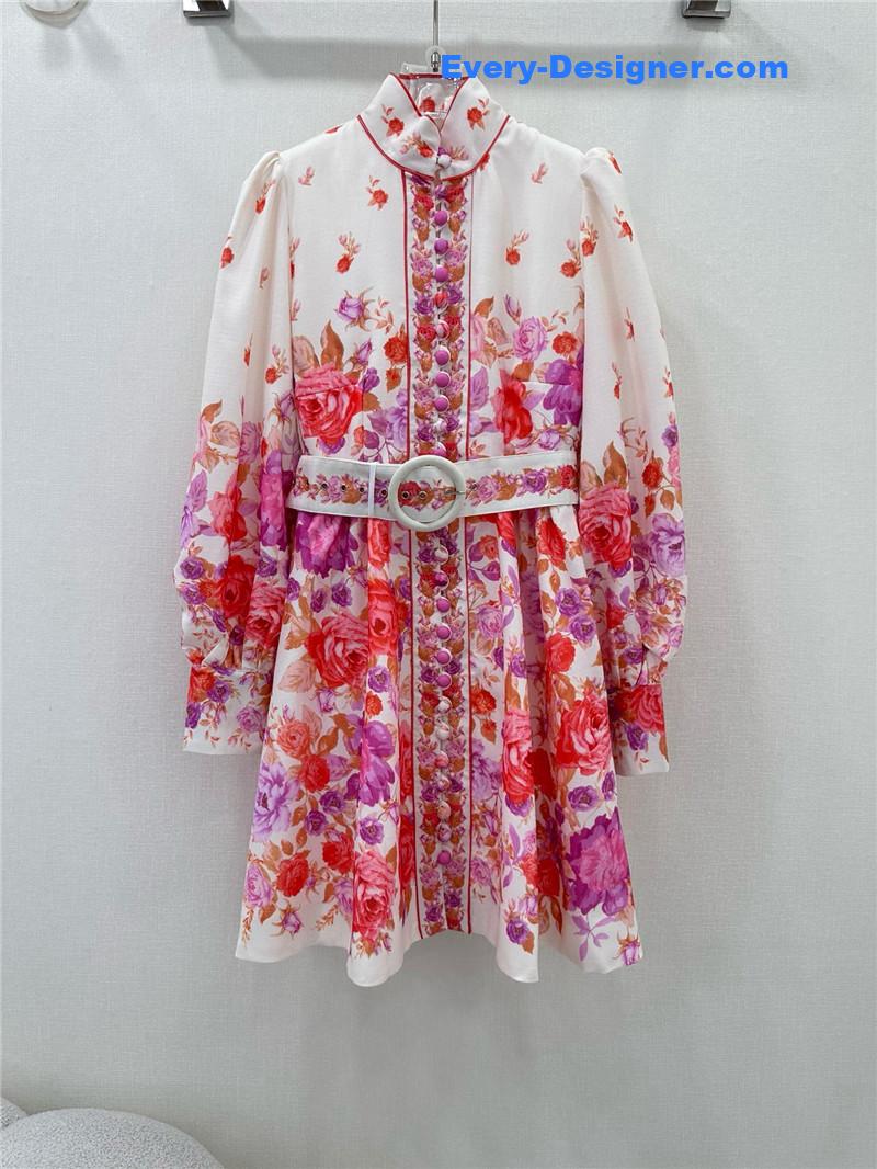 zimm lantern sleeves midi dress replica clothing sites