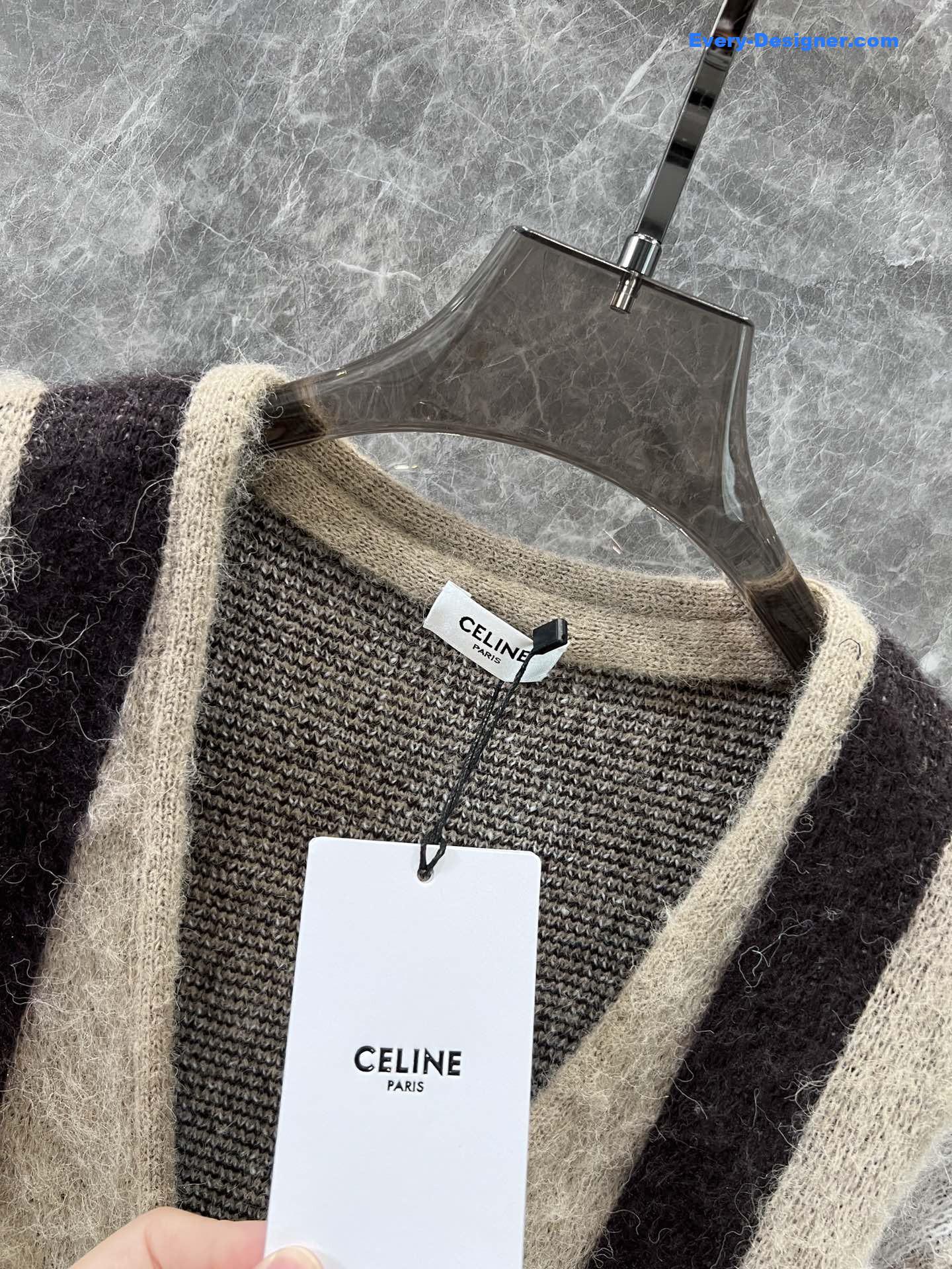 Ce1i*e brushed mohair cardigan