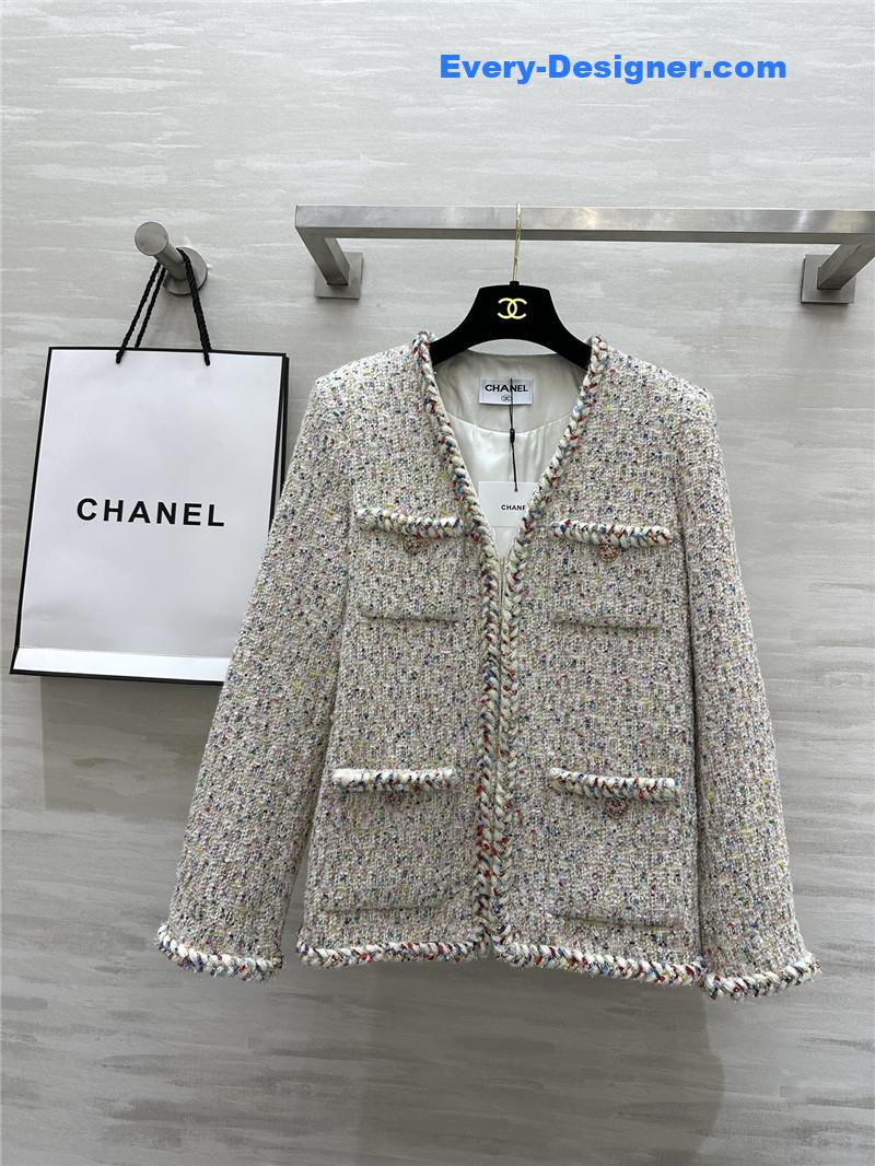 Ch**el wool tweed coat