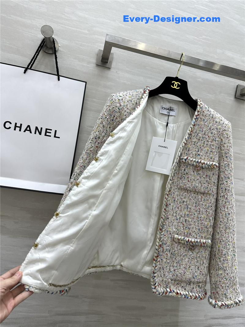 Ch**el wool tweed coat