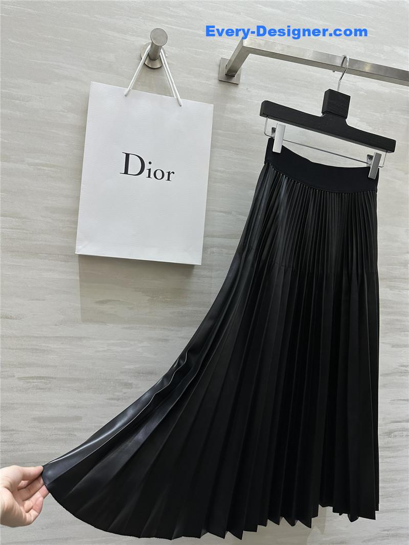 D10r high waist leather skirt