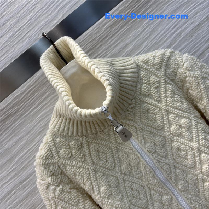 LV Blend Monogram Knit Jacket