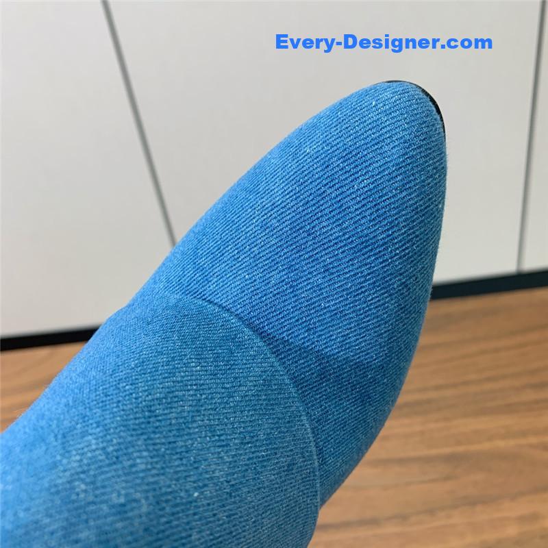 Givenchy Blue Shark Lock Stiletto Over-the-Knee Boots