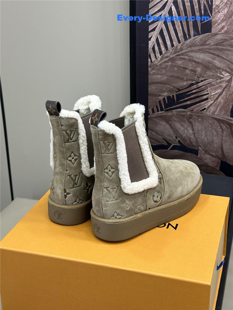 l0vis Vvtt0n aspen chelsea boots in green