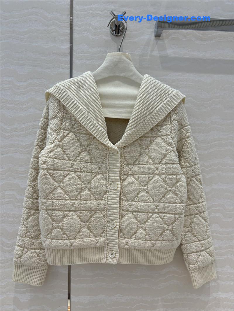 D10r navy collar coat