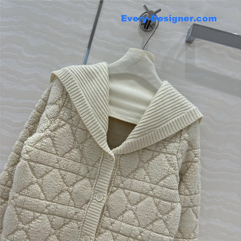 D10r navy collar coat