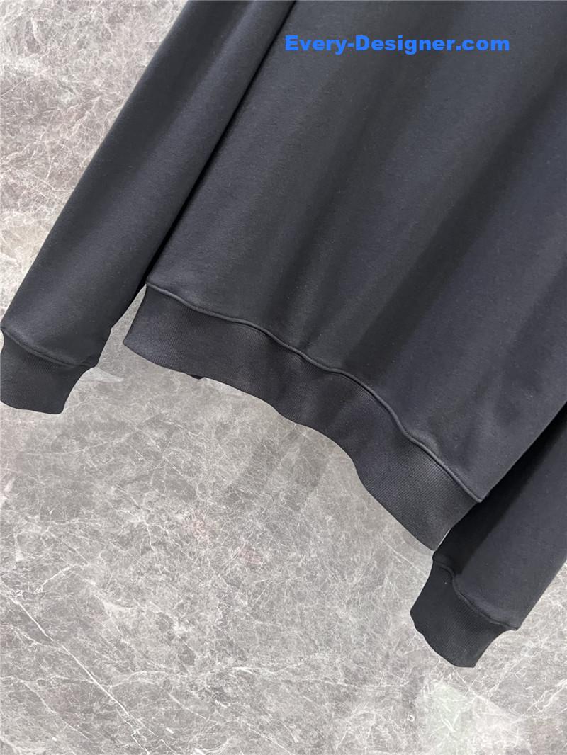 Ch**el graffiti print sweatshirt grey
