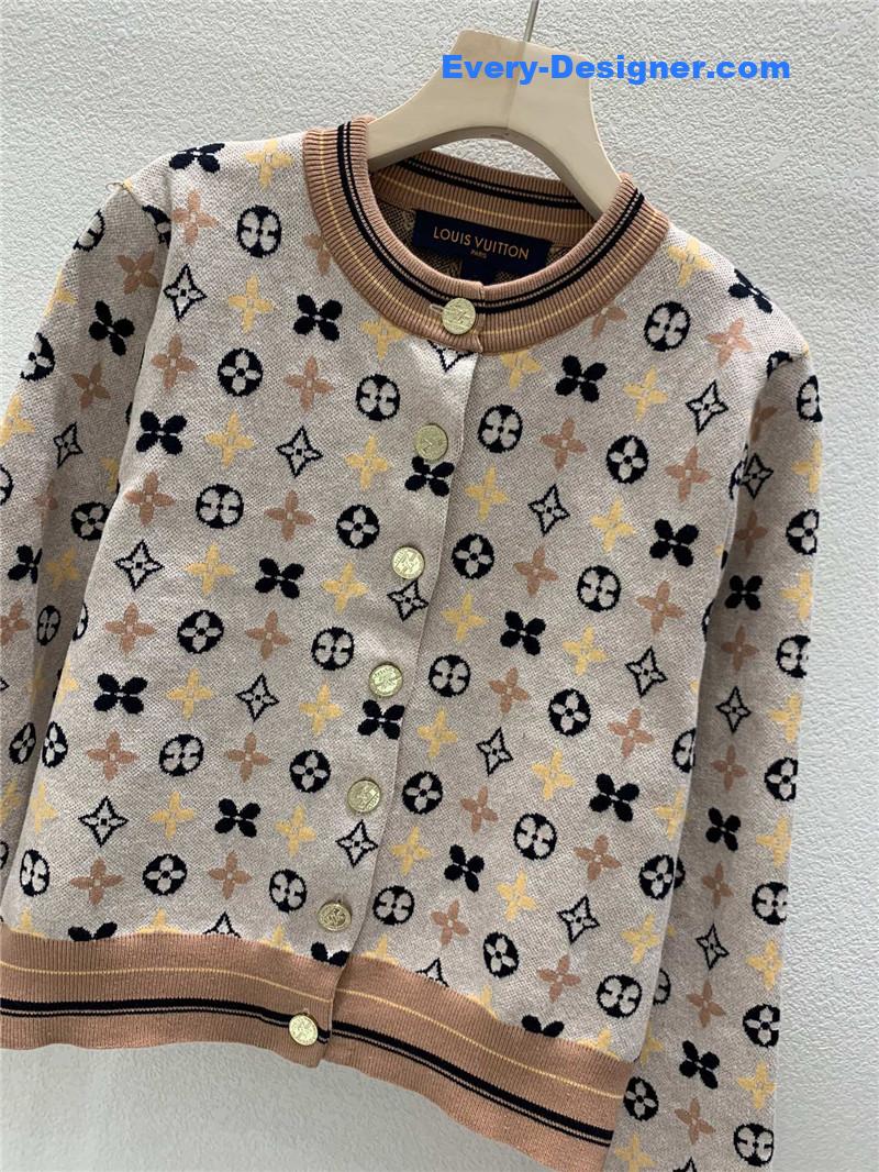 l0vis Vvtt0n kaleidoscope cardigan beige