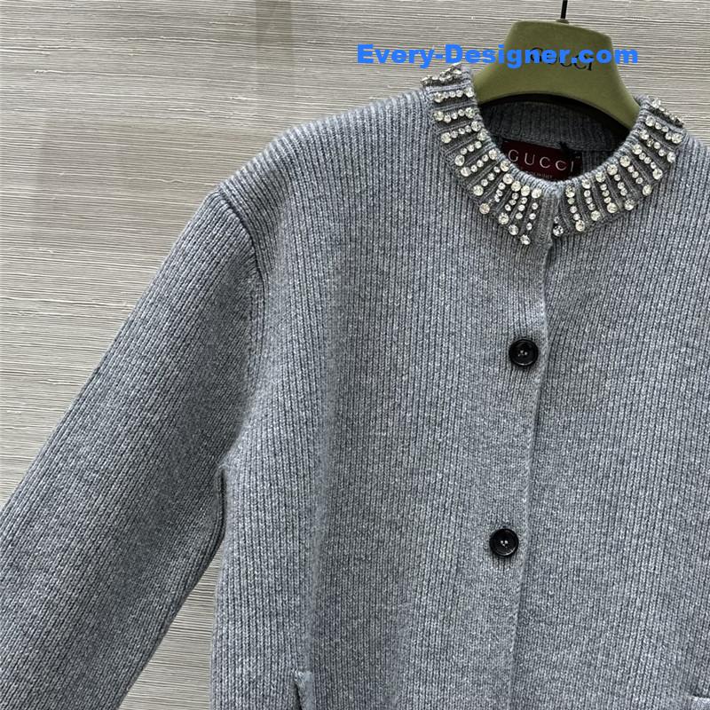 Gvc*1 oversized knitted jacket