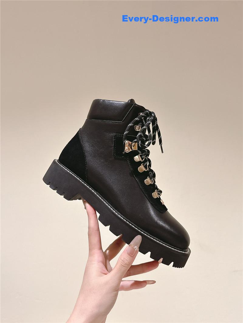 l0vis Vvtt0n black calfskin ranger boots