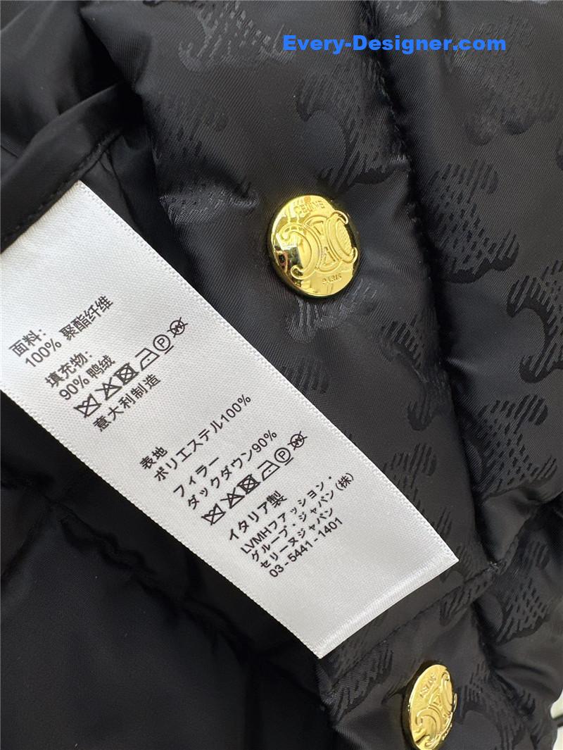 Ce1i*e stand collar down vest