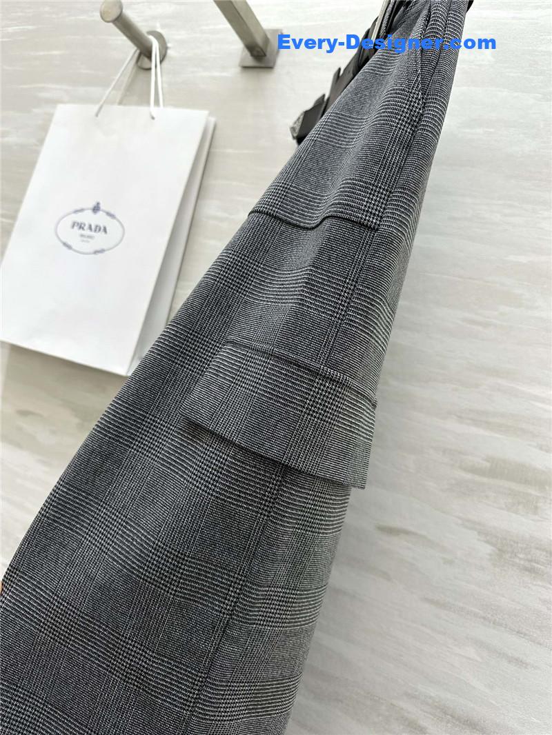 Pra*a vintage check overalls