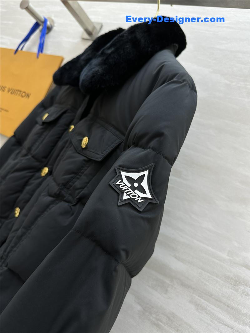 l0vis Vvtt0n lv lapel down jacket