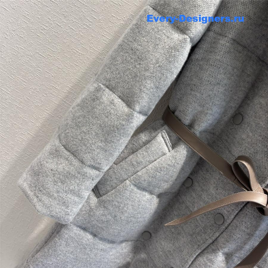 L0r0 P1ana wool cashmere mink down jacket