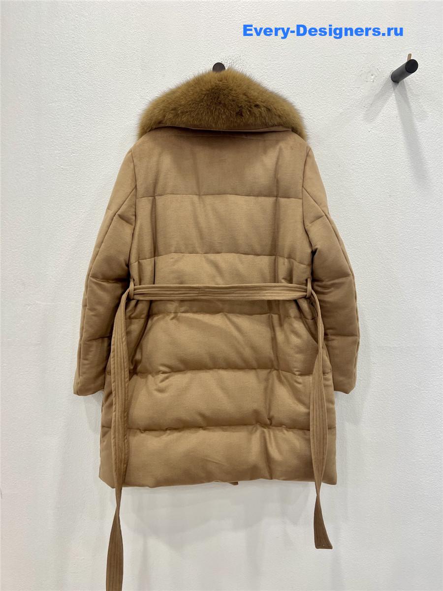 L0r0 P1ana fox fur collar down jacket
