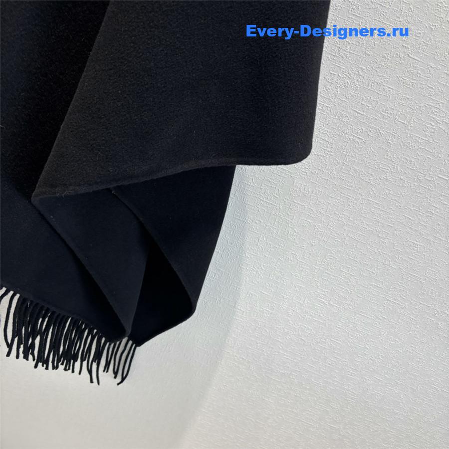 D10r cashmere buttoned cape