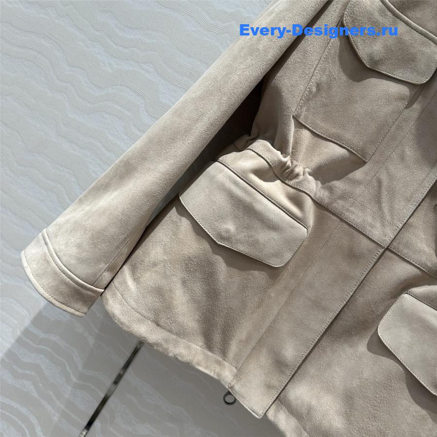 L0r0 P1ana traveler leather jacket
