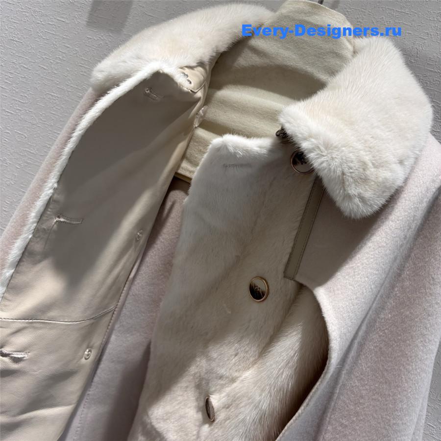 L0r0 P1ana cashmere mink cape