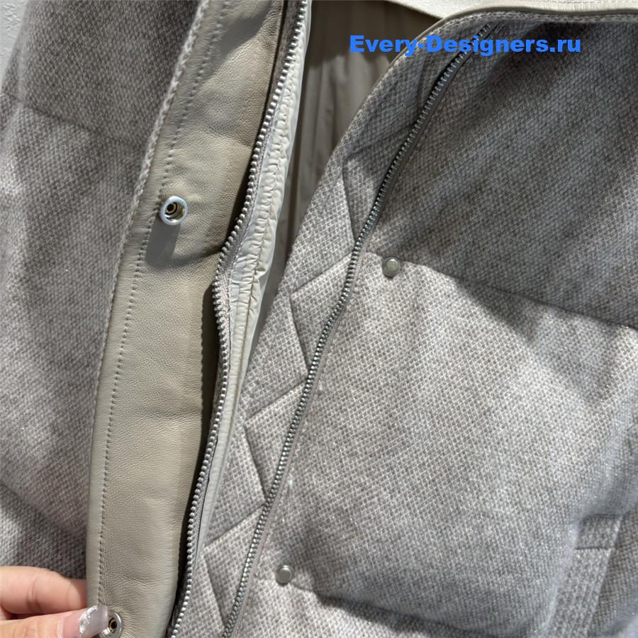 L0r0 P1ana cashmere and goose down vest