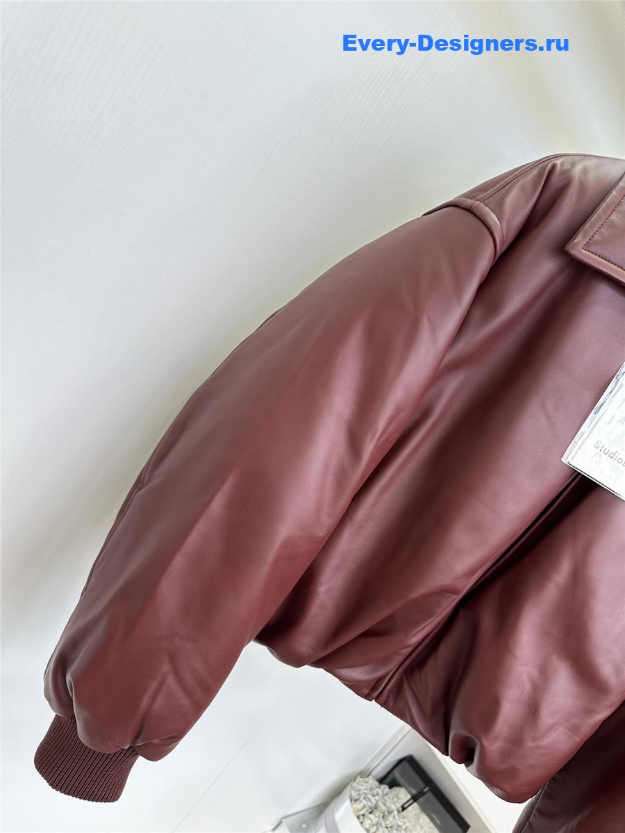 acne studios sheepskin coat