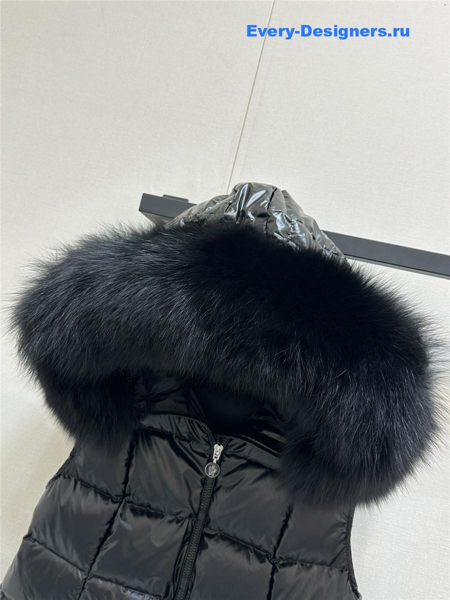 Moncler hooded down vest