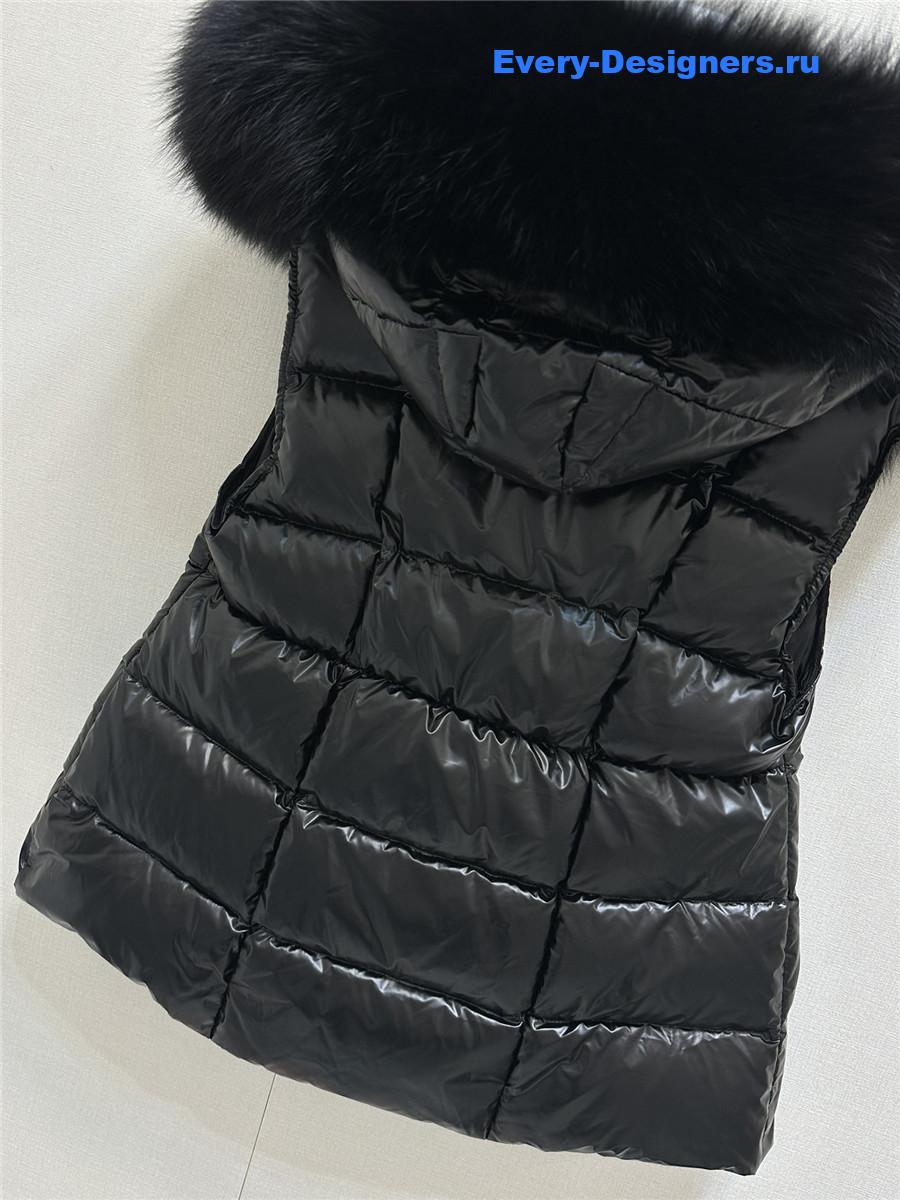 Moncler hooded down vest