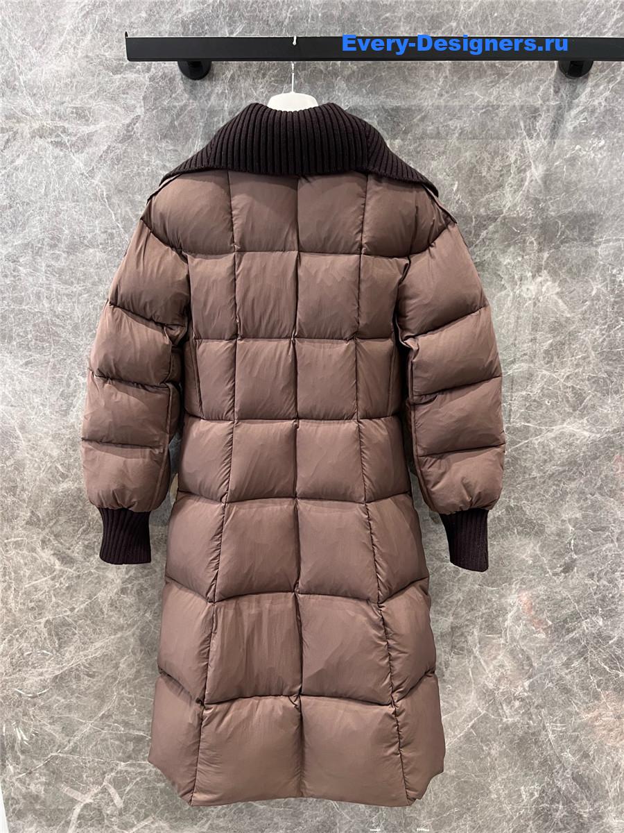Moncler long down jacket