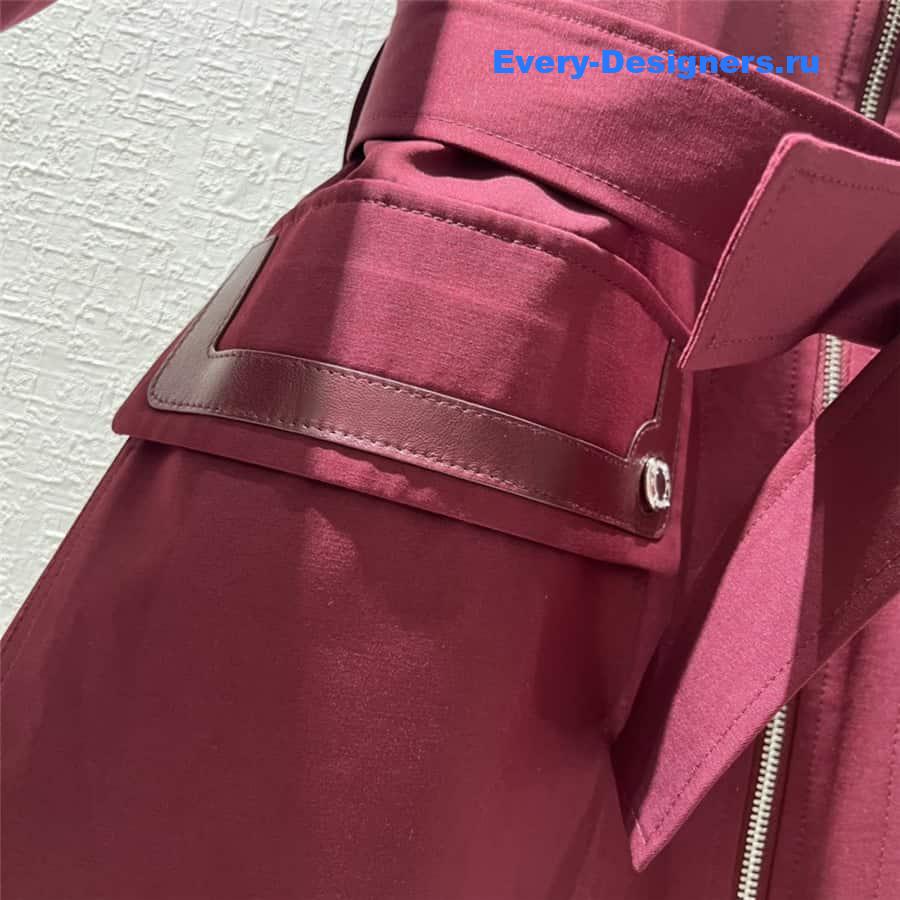 H**me5 waist trench coat
