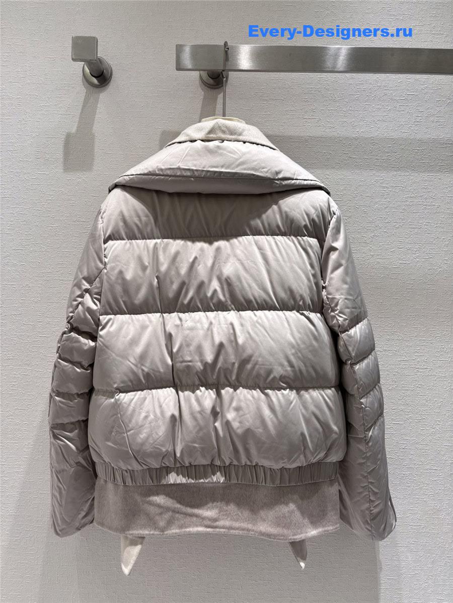BC lapel two-piece down jacket
