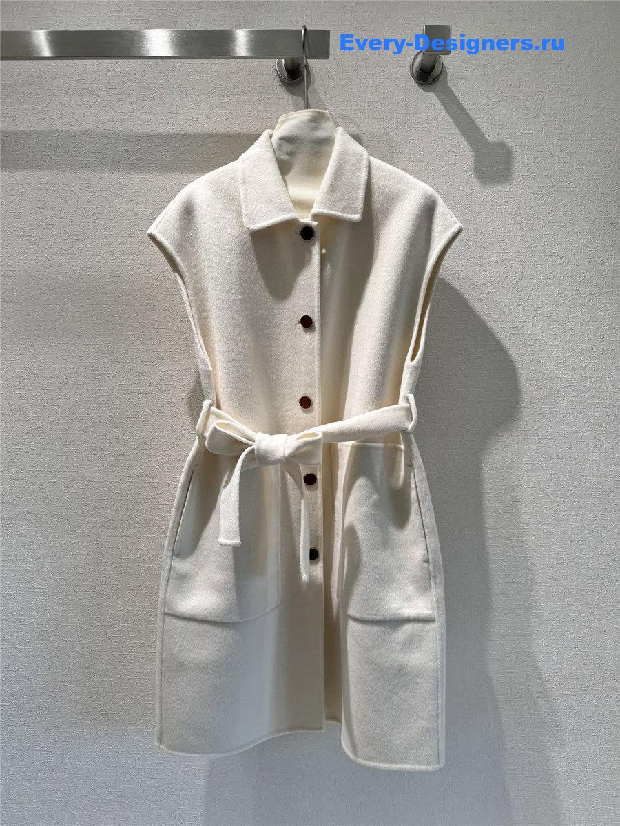 H**me5 belted vest jacket