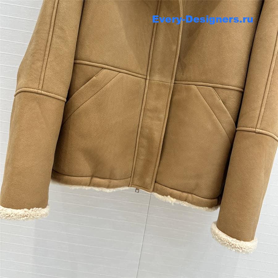 BC lambskin fur coat