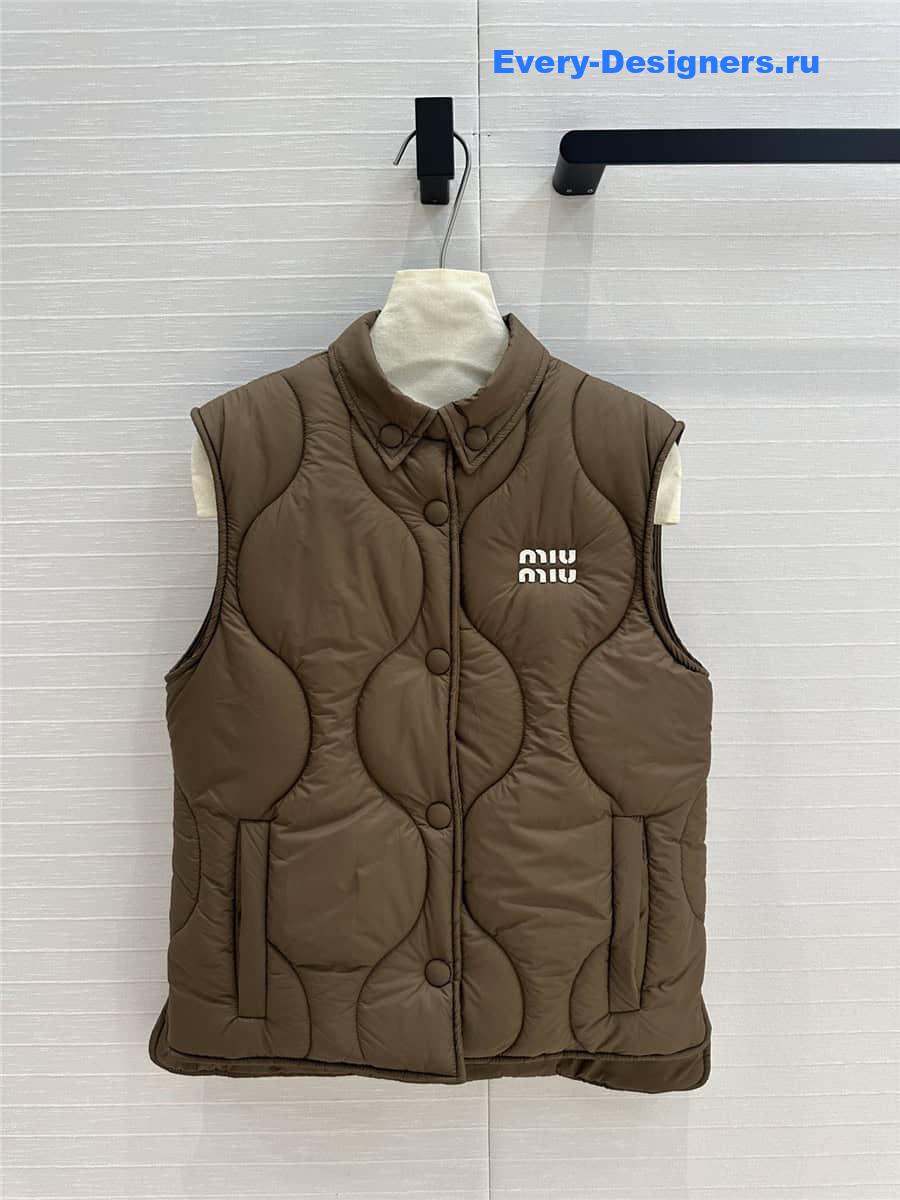 M1um1u quilted waistcoat
