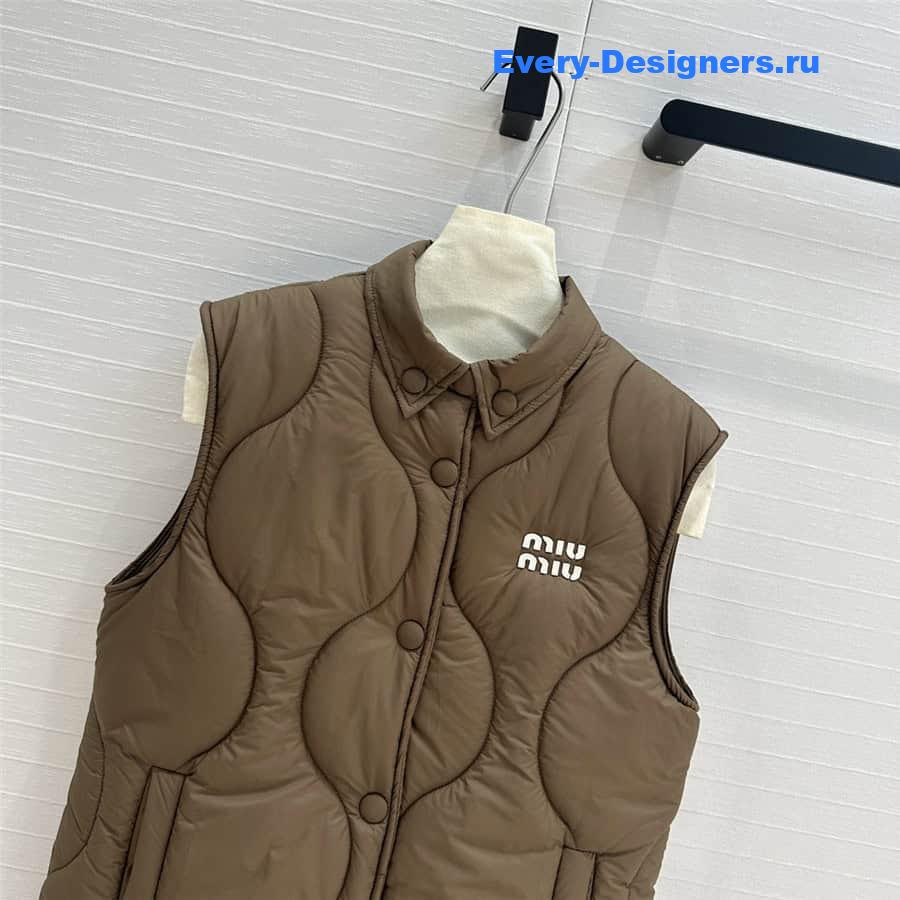 M1um1u quilted waistcoat