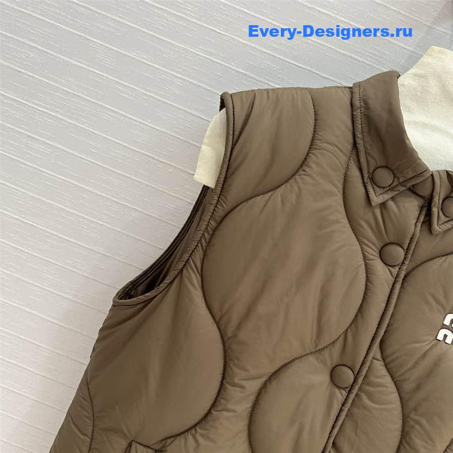 M1um1u quilted waistcoat