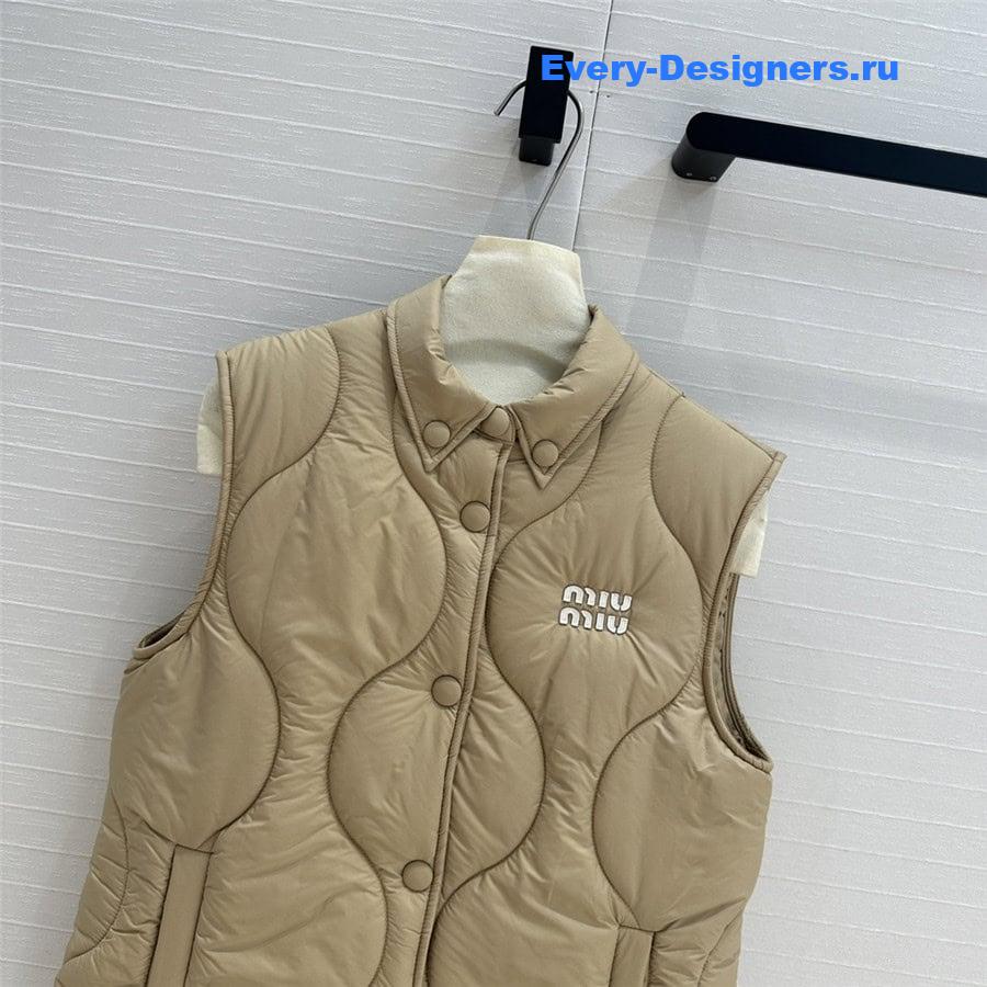 M1um1u quilted waistcoat