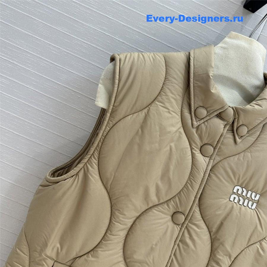 M1um1u quilted waistcoat