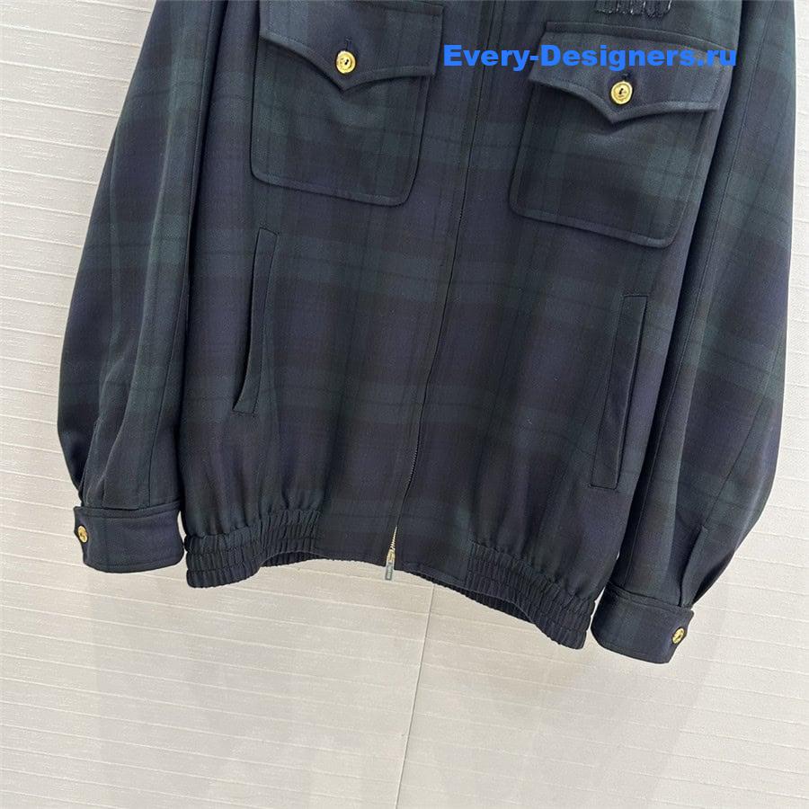 M1um1u drop shoulder jacket