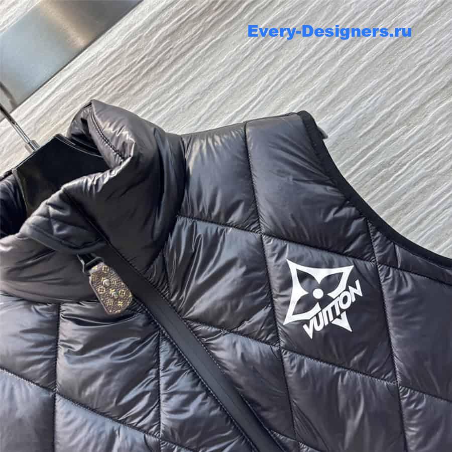 l0vis Vvtt0n lv quilted vest zipper jacket