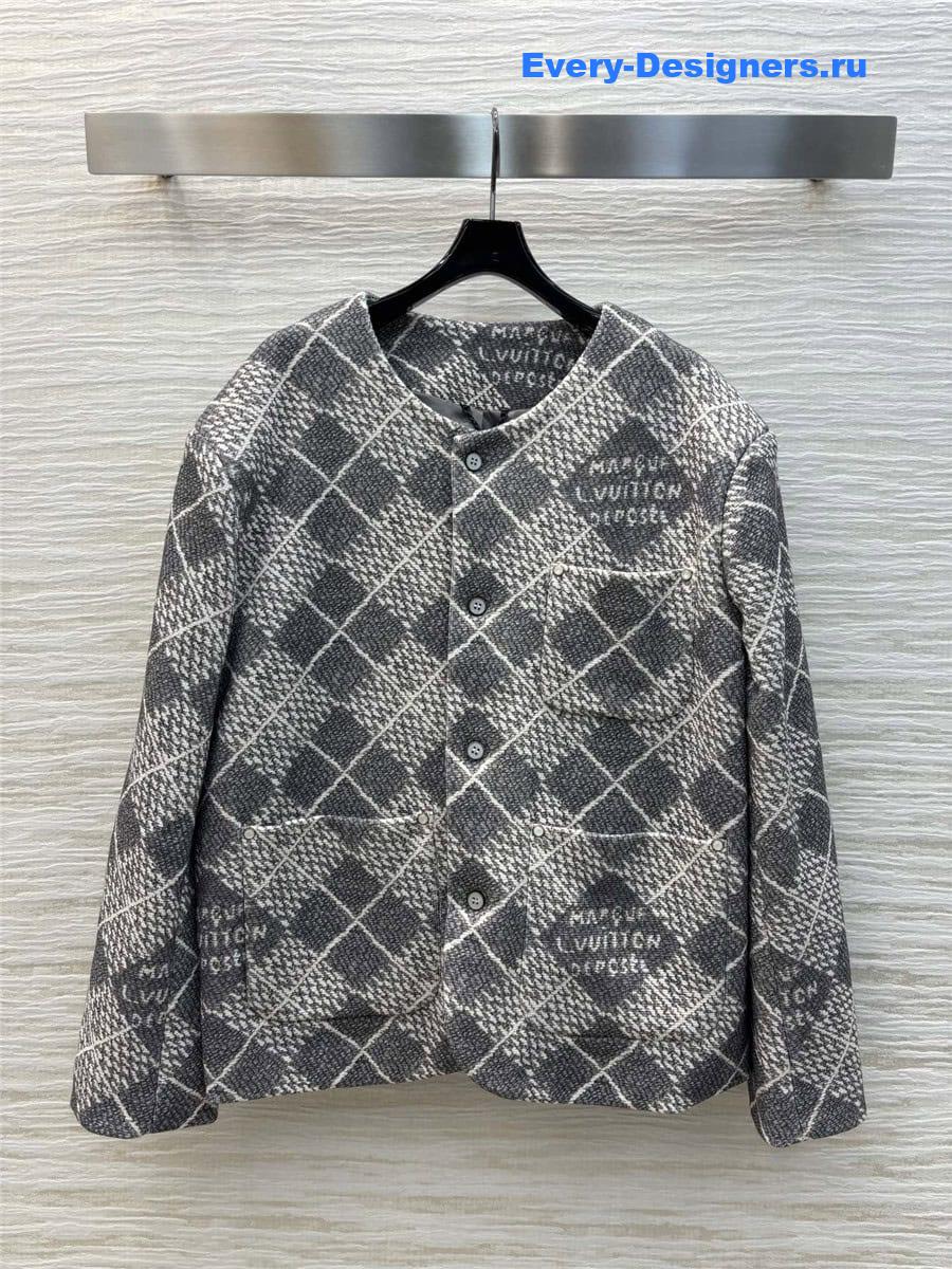 l0vis Vvtt0n lv round neck suit jacket