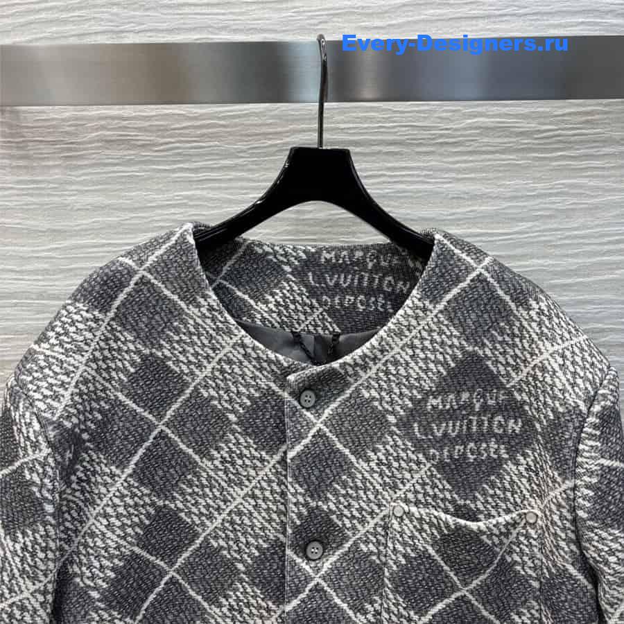 l0vis Vvtt0n lv round neck suit jacket