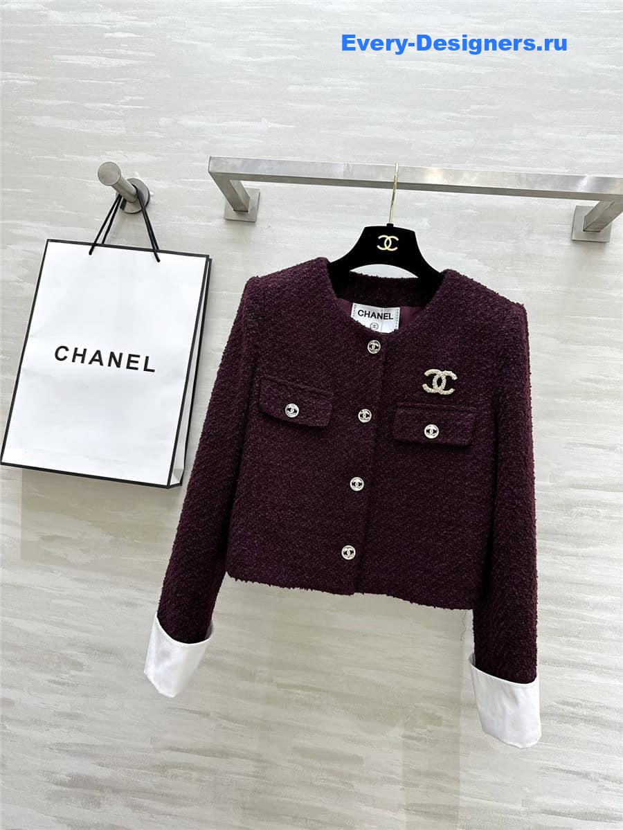 CC soft tweed jacket