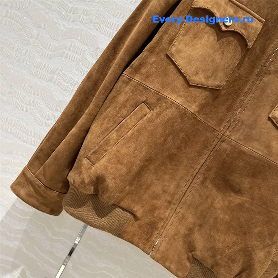 M1um1u jacket suede coat
