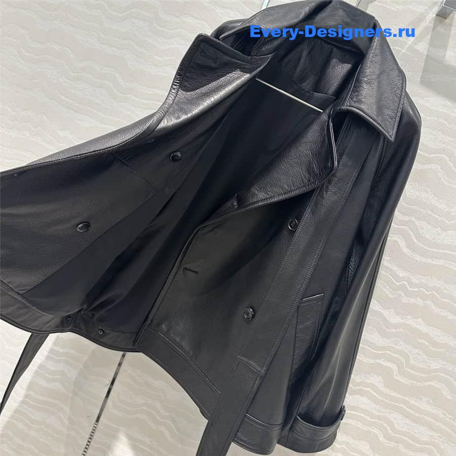 L0ew* leather jacket