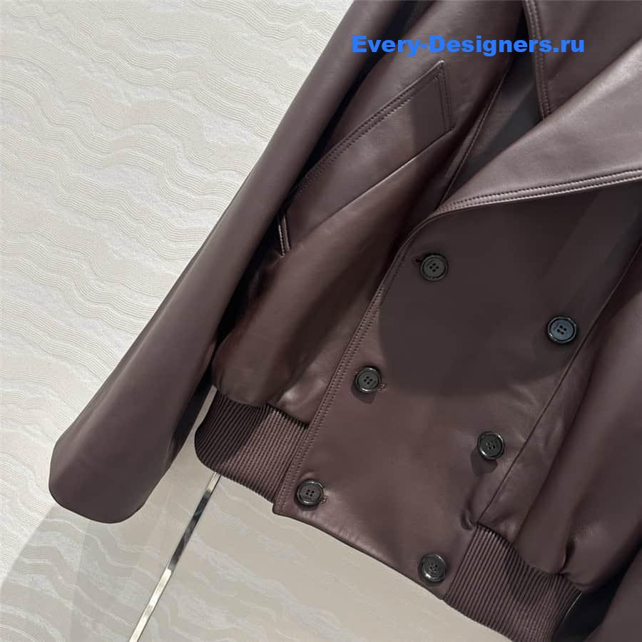 L0ew* leather jacket