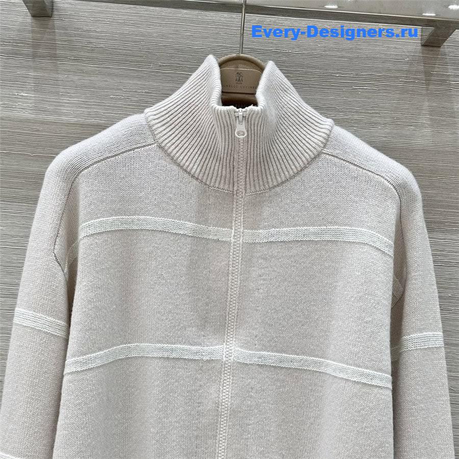 BC Cashmere Zip-Up Cardigan