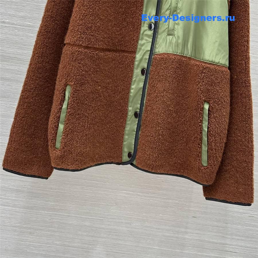 L0r0 P1ana curly cashmere coat