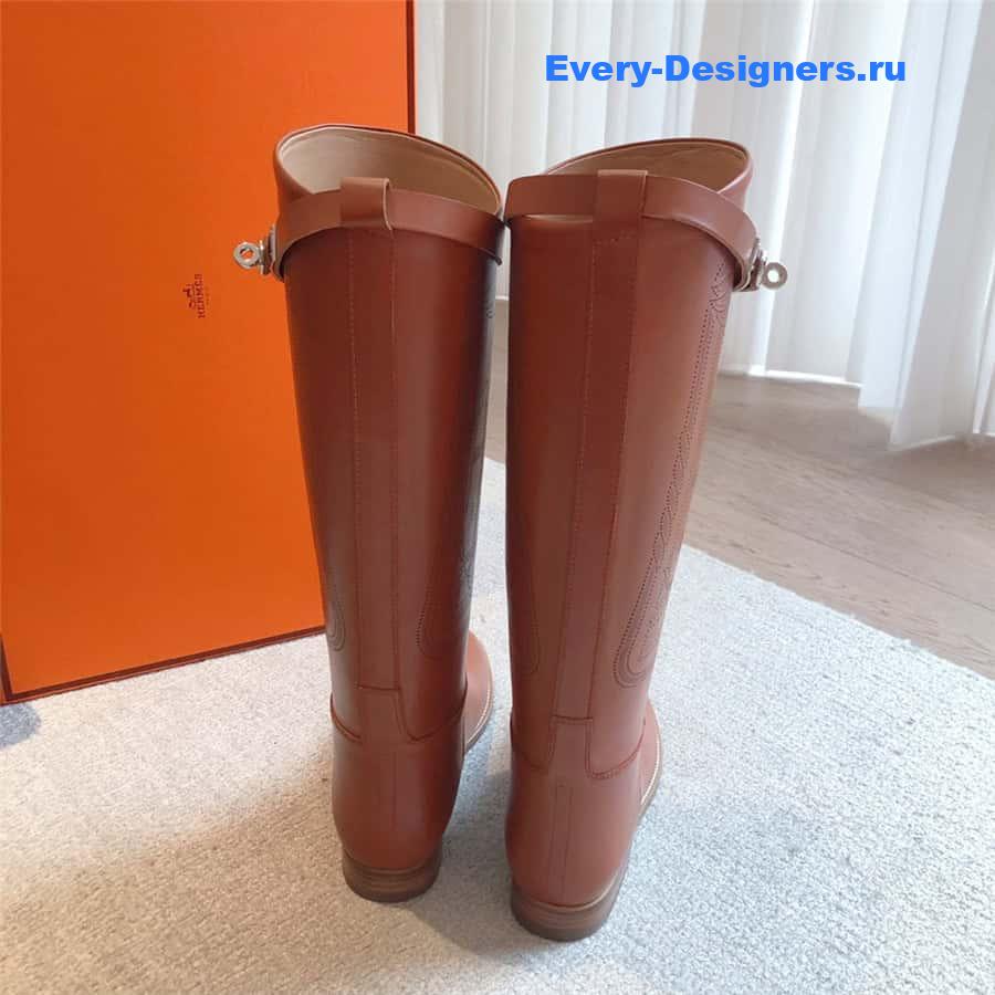 H**me5 jumping boots brown